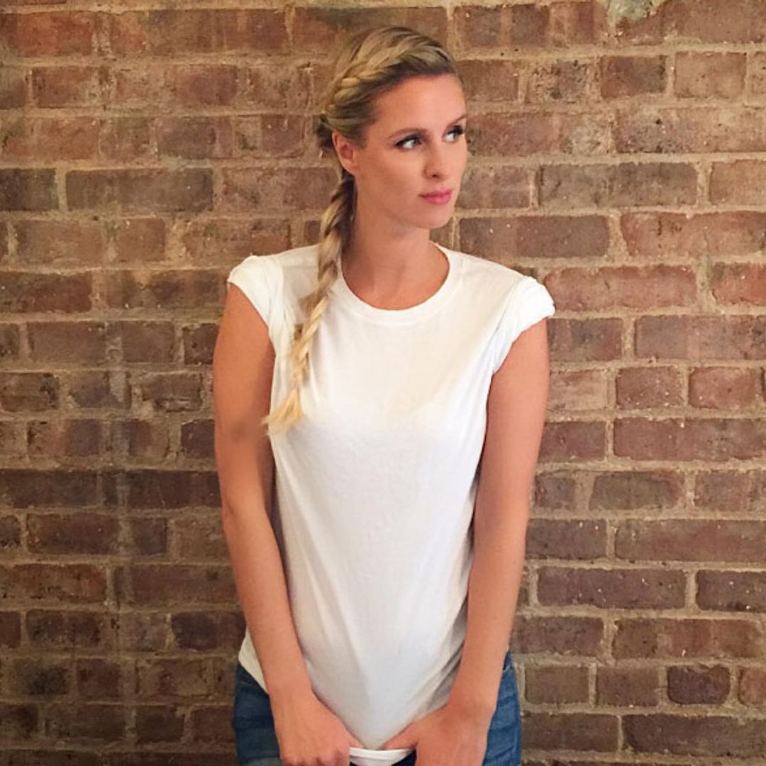 Nicky Hilton shows off her growing baby bump in flawless style