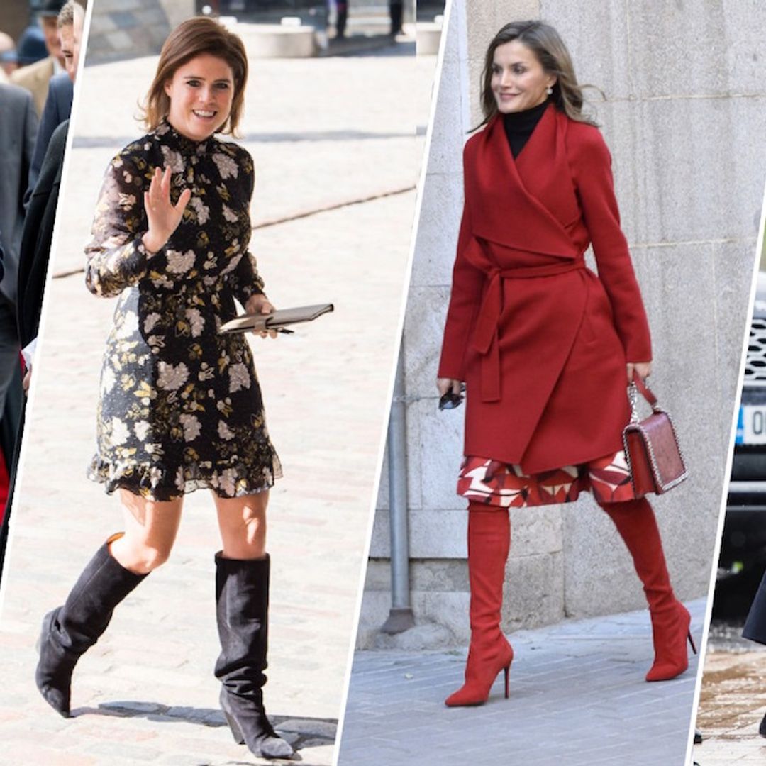 Royal ladies wearing Autumn's biggest boot trends! From Kate Middleton to Meghan Markle and Princess Eugenie