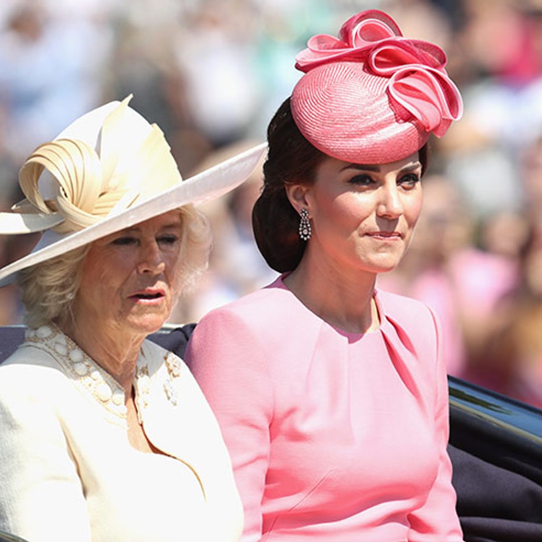 The Duchess of Cambridge looks pretty in pink at Trooping the Colour