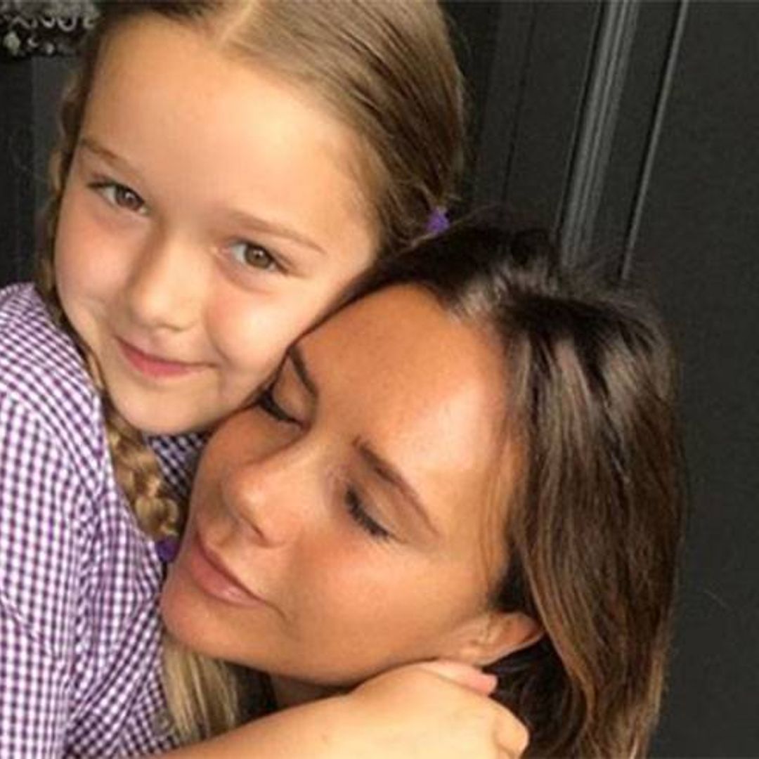 Victoria Beckham and daughter Harper enjoy beauty day in London