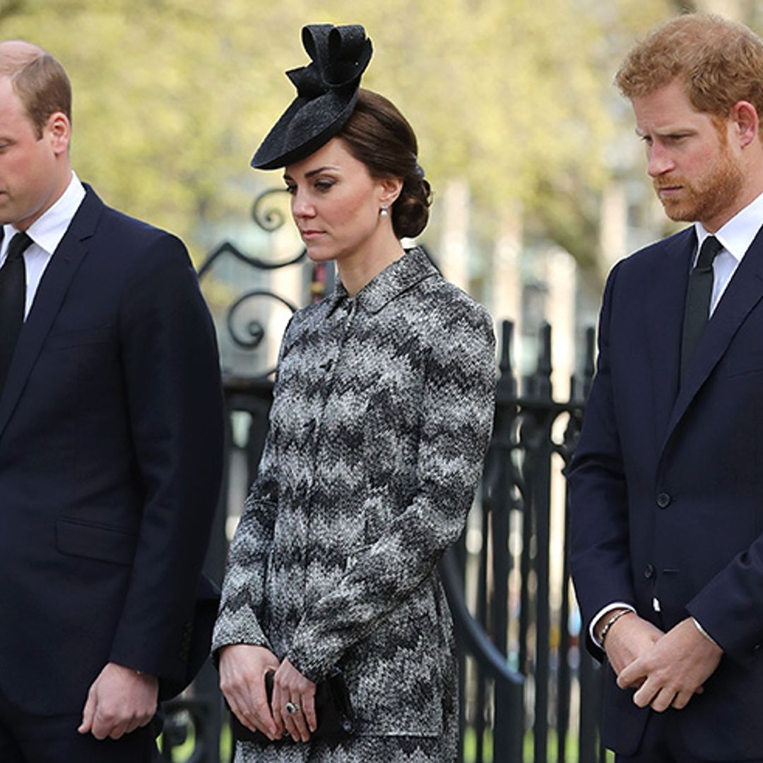 Prince William, Kate and Prince Harry attend Service of Hope following Westminster attack