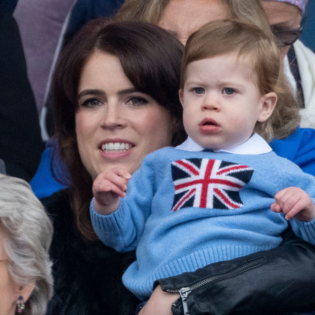 Princess Eugenie's son August looks just like Prince Harry in adorable new holiday pictures