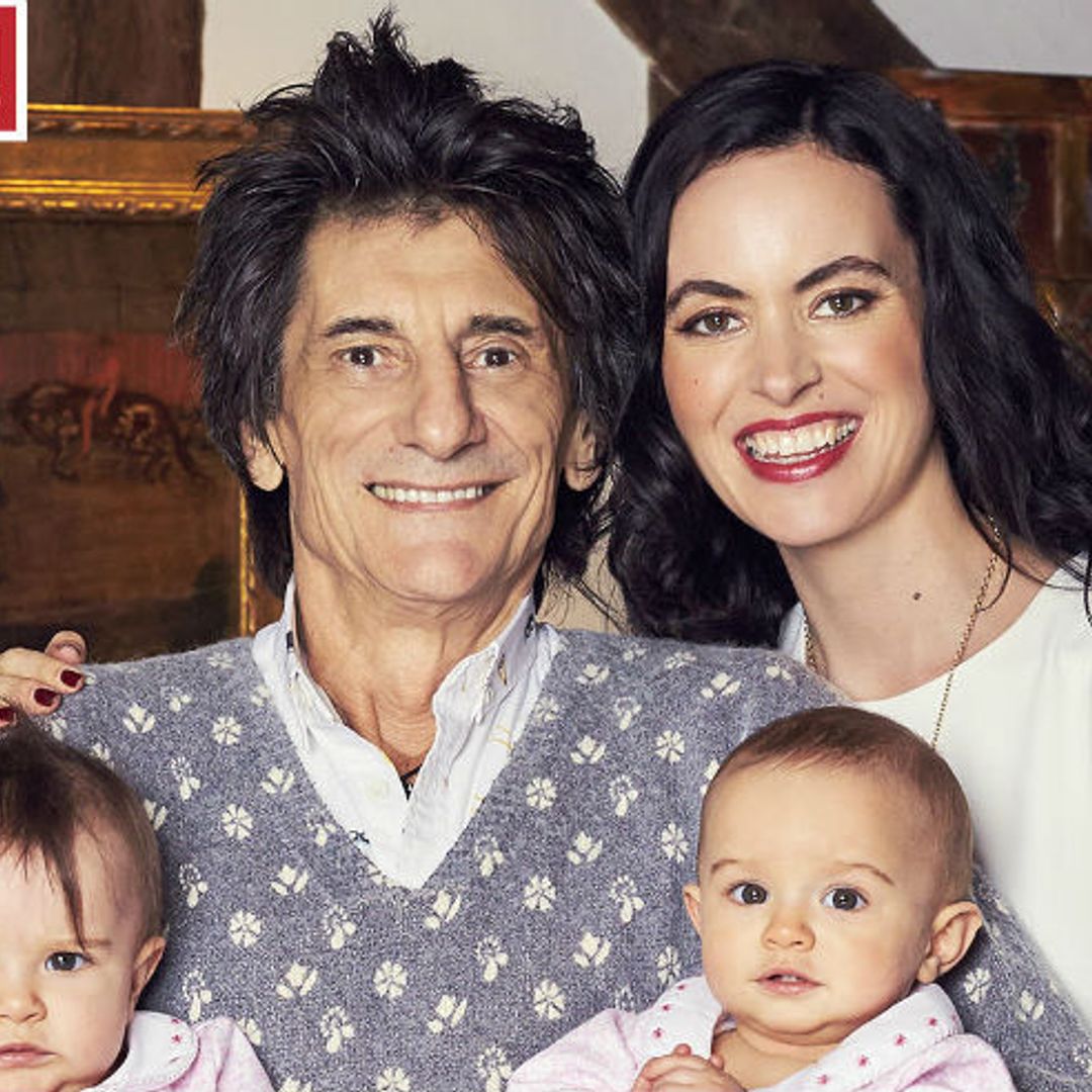 Exclusive: Ronnie Wood and wife Sally chat life with twins Gracie and Alice - full story