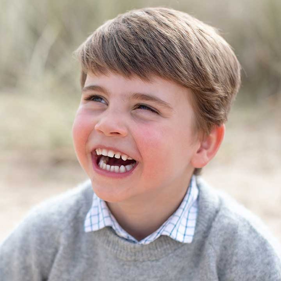 Prince Louis' star jumper in new birthday portraits is so adorable