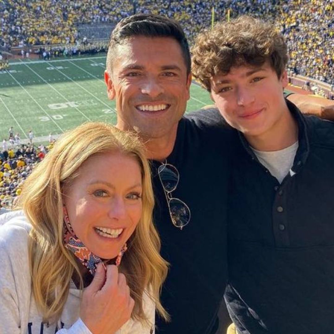 Kelly Ripa reunites with son Joaquin - but she's not impressed!