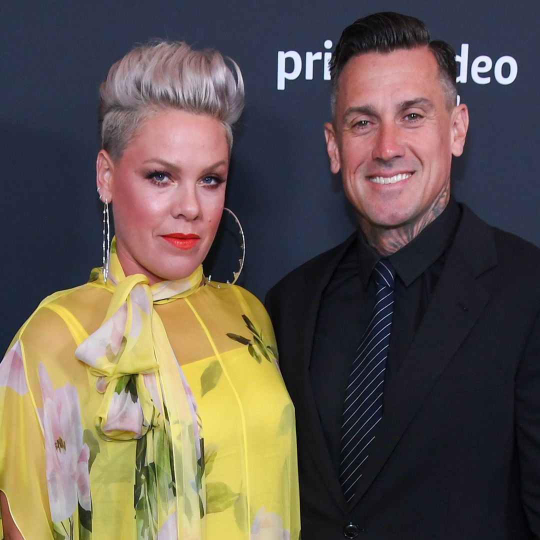 Pink and Carey Hart's bright blue house is straight from a storybook