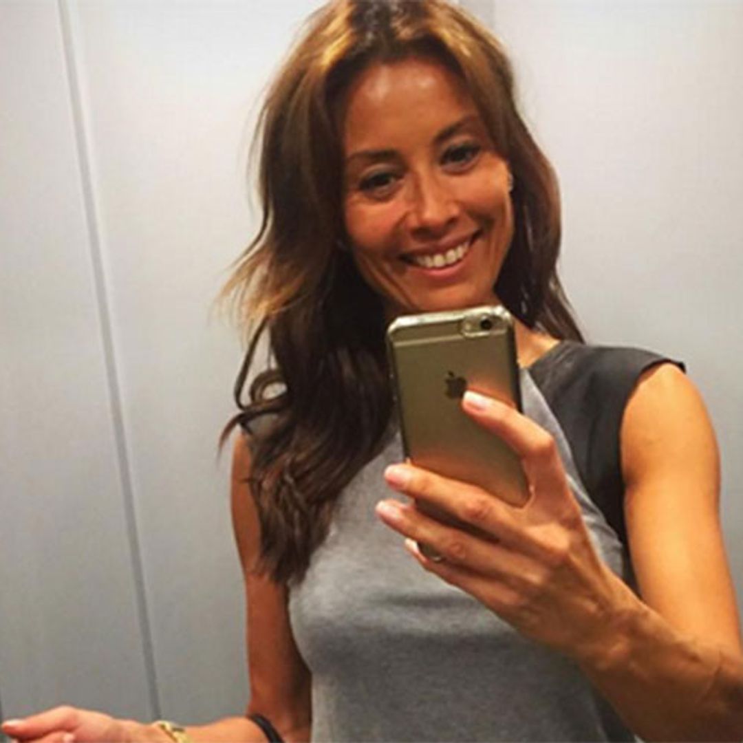 Melanie Sykes' six pack is amazing - see the picture!