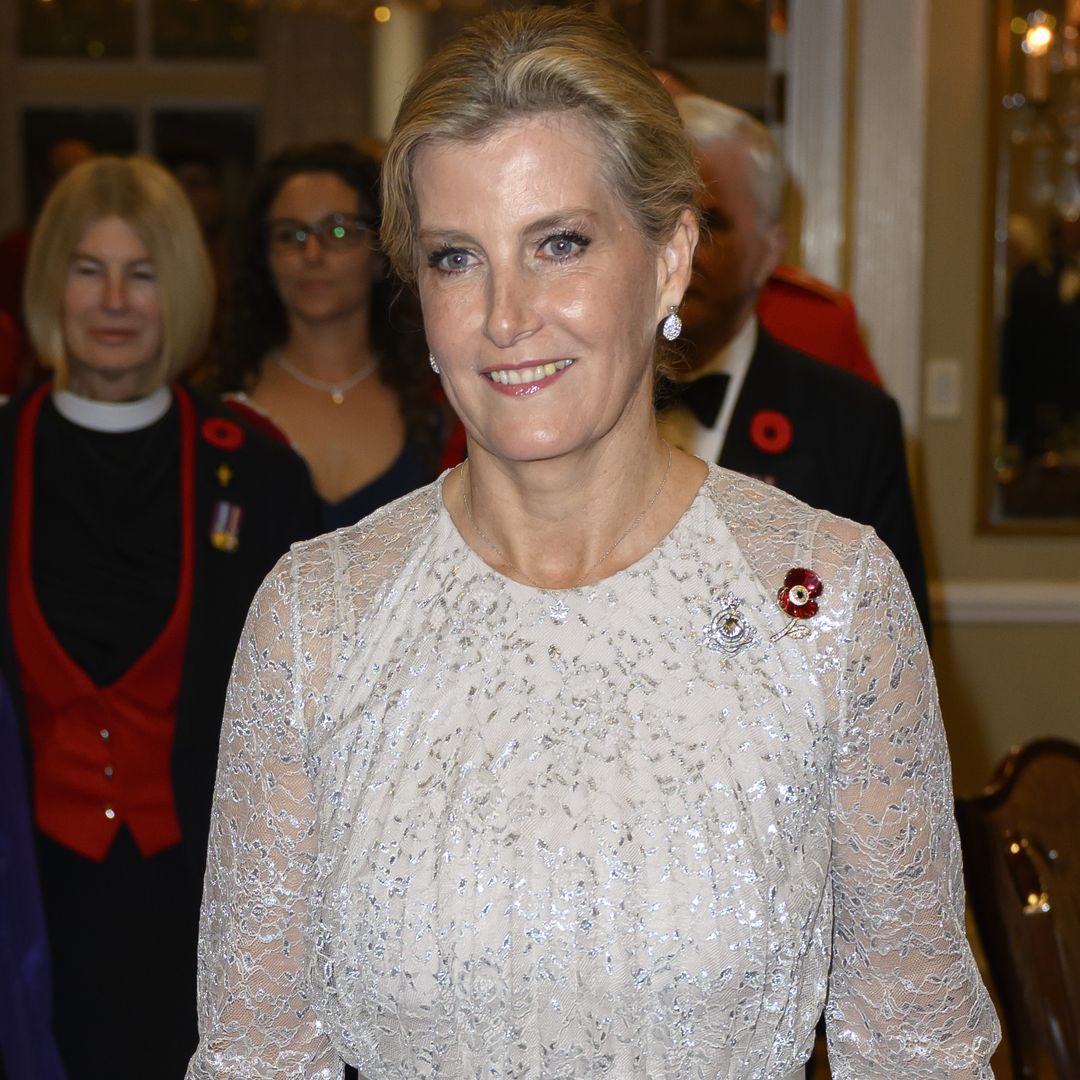 Duchess Sophie shines in sparkling sheer gown for ritzy reception in Canada