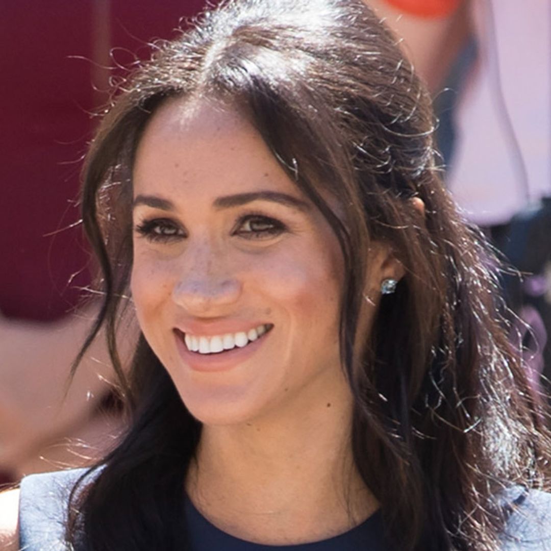 Meghan Markle's sell-out blue mini dress is back in stock in time for spring