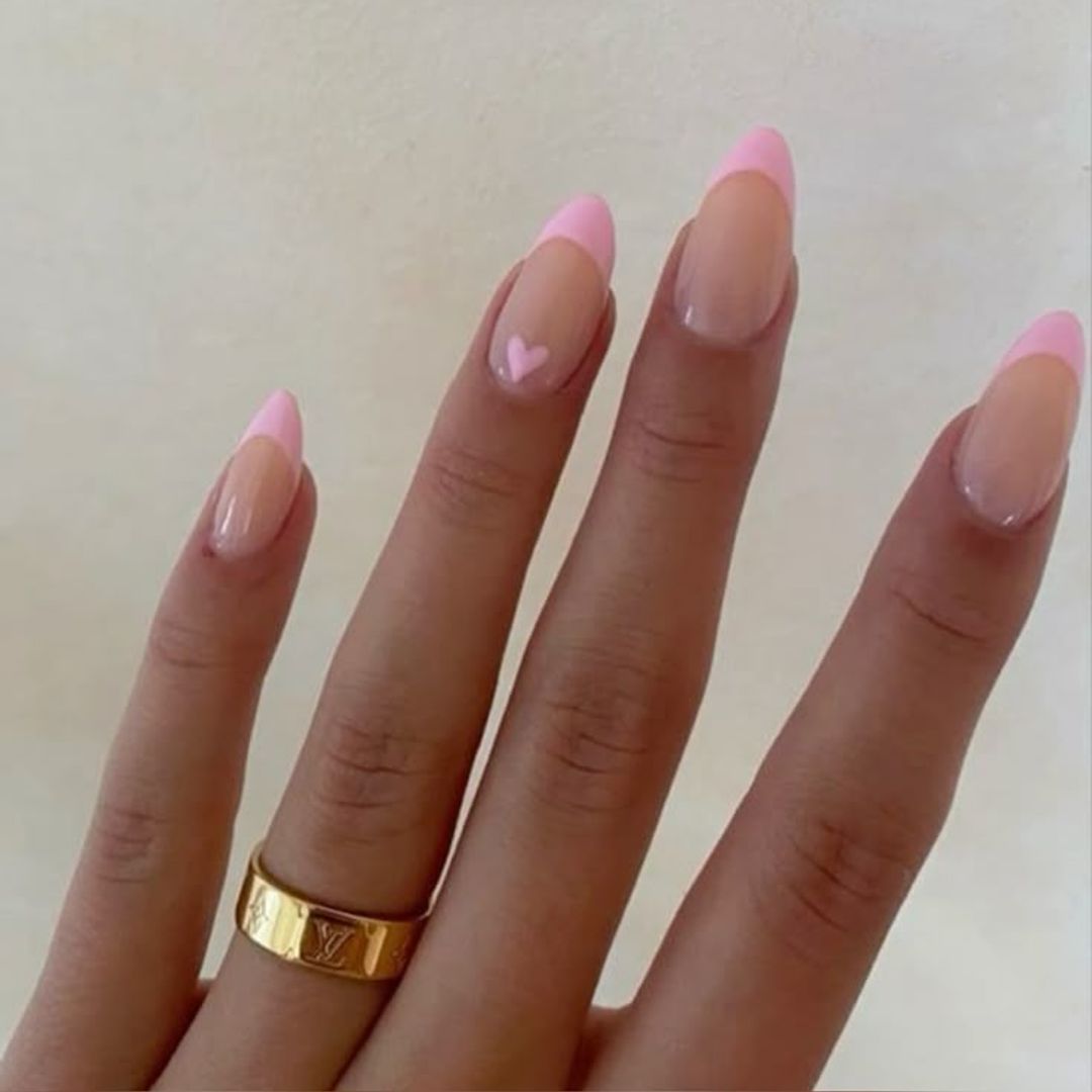 pink on pink nails