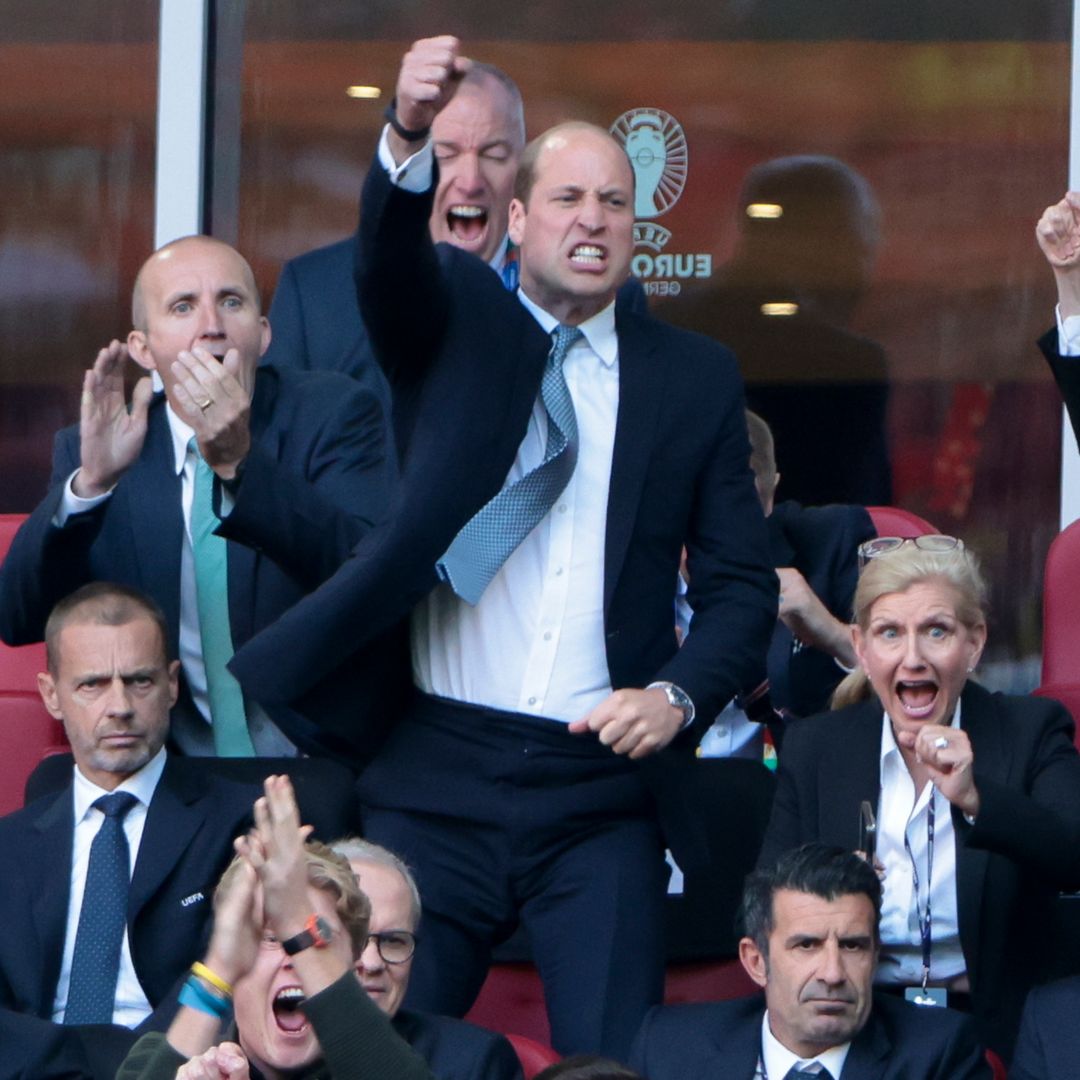 Prince William celebrates as England go through to Euro 2024 final