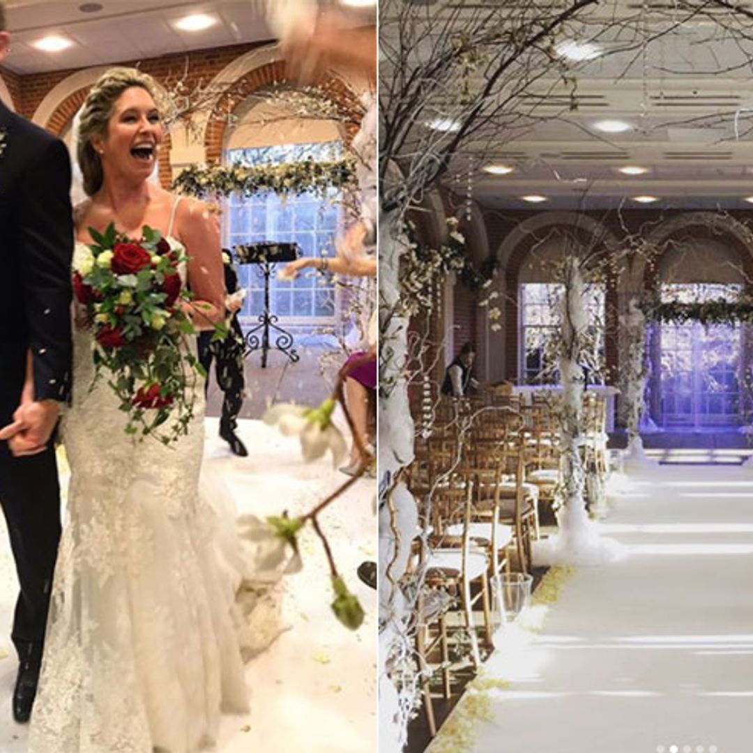EastEnders' Brooke Kinsella marries in magical winter wonderland wedding