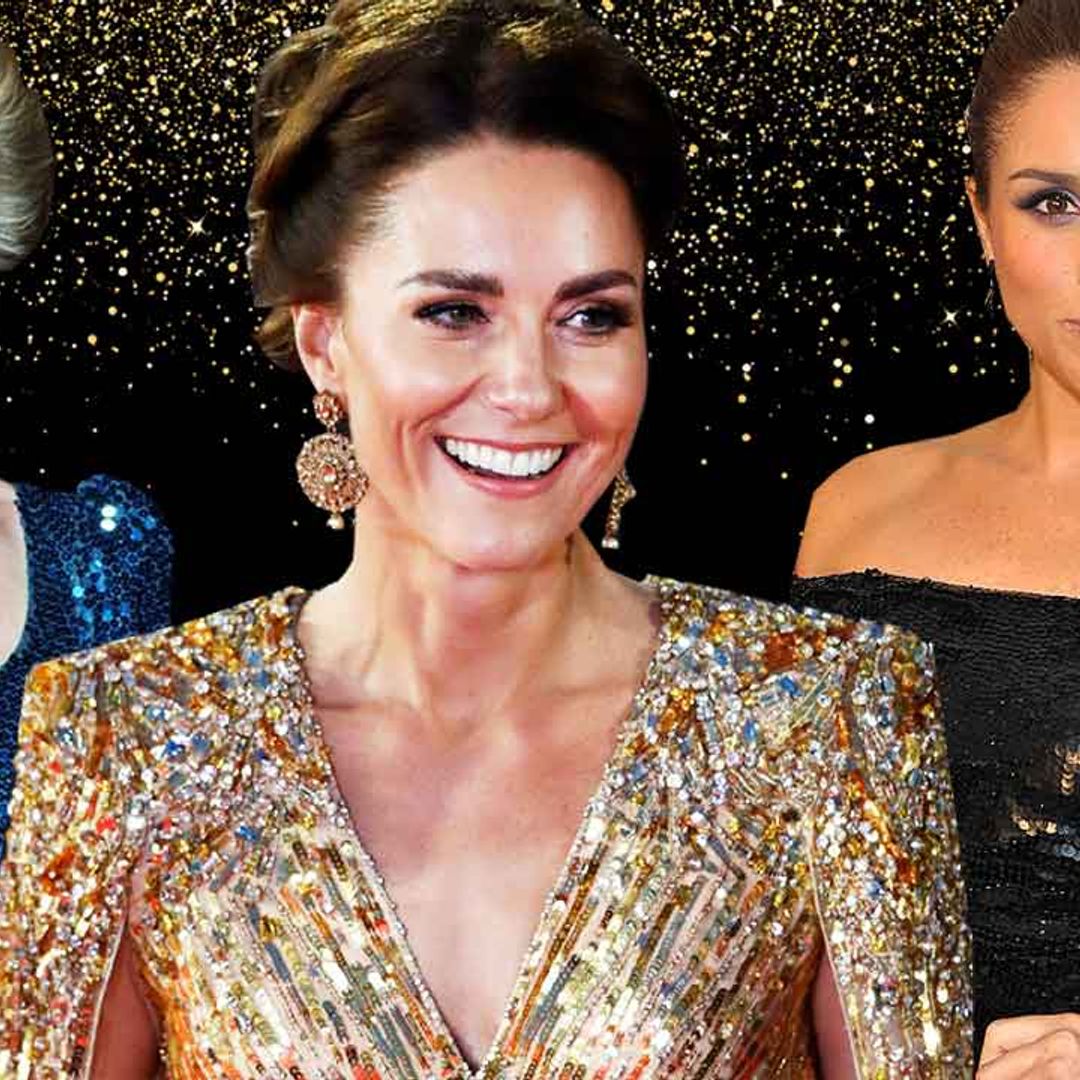 Royal ladies rocking festive sequins! Princess Kate, Meghan Markle and more in their glittering outfits