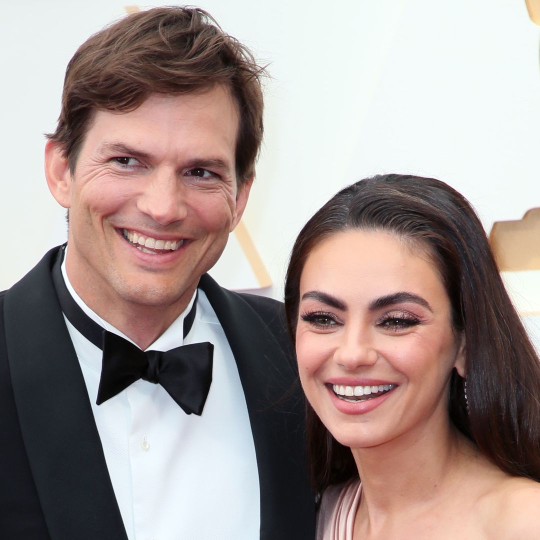 Mila Kunis and Ashton Kutcher brave the heat during Italian vacation in rare photos together