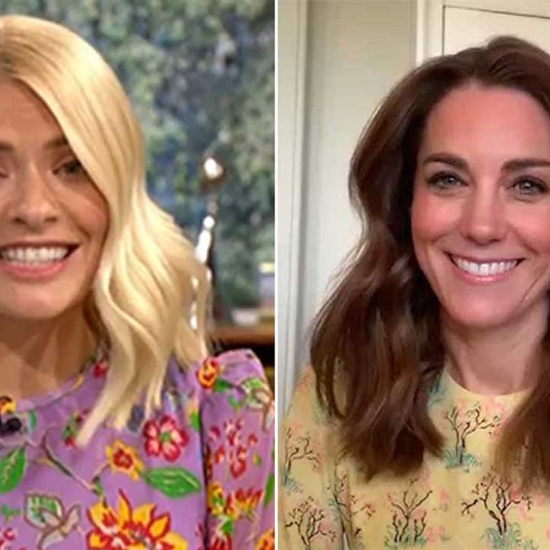 Kate Middleton chats to Holly and Phil during surprise This Morning appearance - best photos