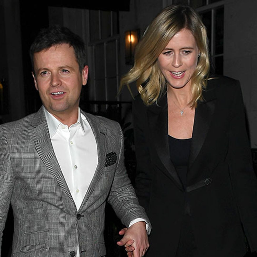 Declan Donnelly enjoys rare night out in London with wife Ali Astall