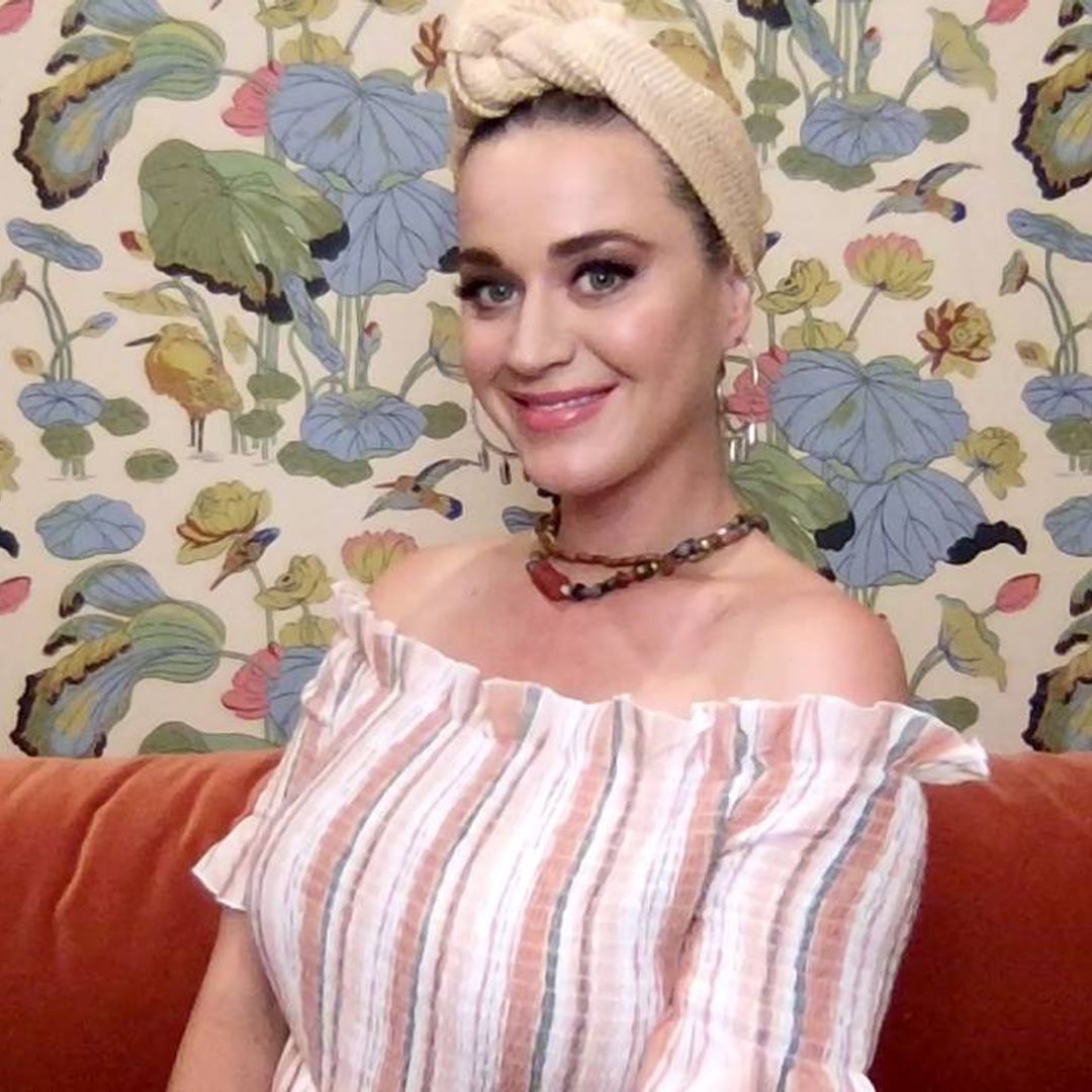 Katy Perry looks unrecognisable with jet black hair in epic teen throwback photo