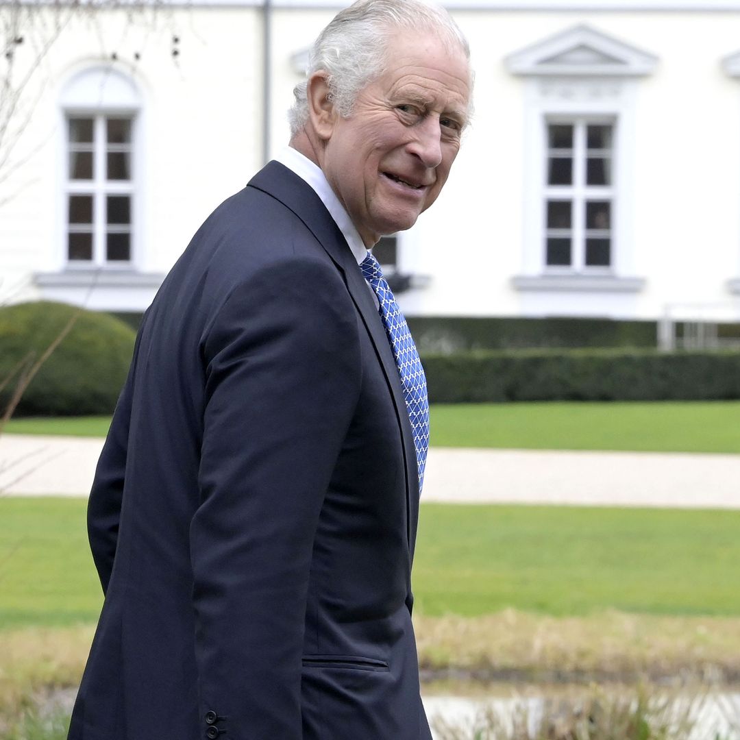 King Charles looks 'so well' as he opens doors to floral-covered home with Queen Camilla