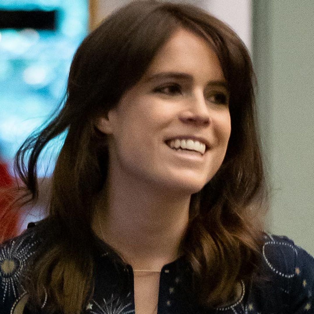 Princess Eugenie pictured in A-line dress hours before Trooping the Colour