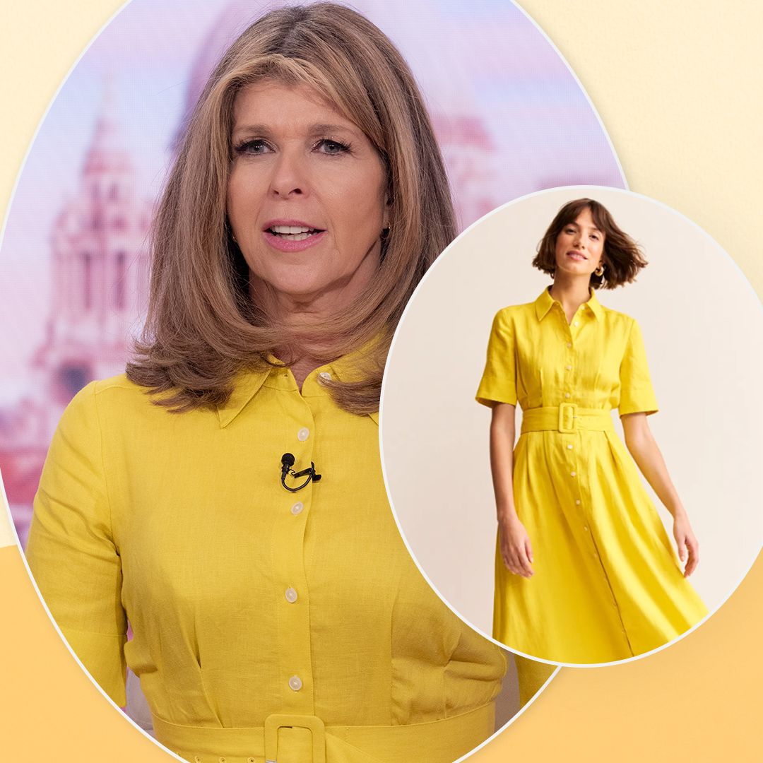 I tracked down Kate Garraway's sunshine yellow shirt dress – and the spring style is so flattering