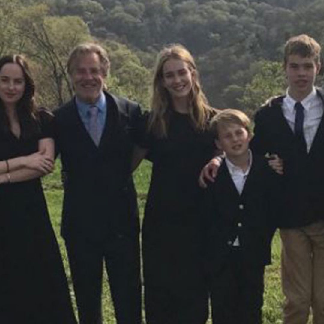 Don Johnson reunites with all his children in rare family picture