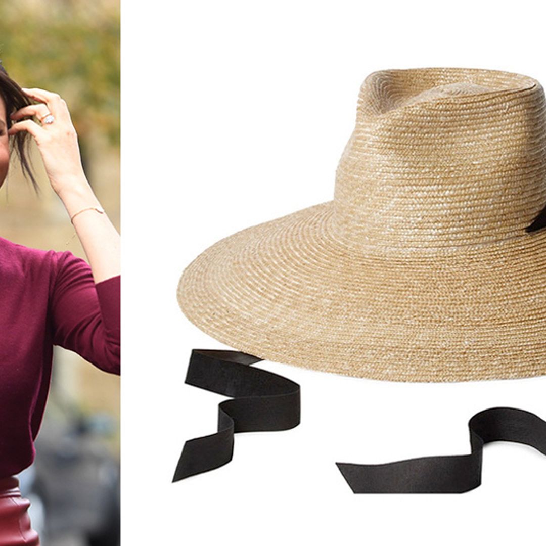 Here's how you can get the sunhat Duchess Meghan wore during her Q&A with Gloria Steinem