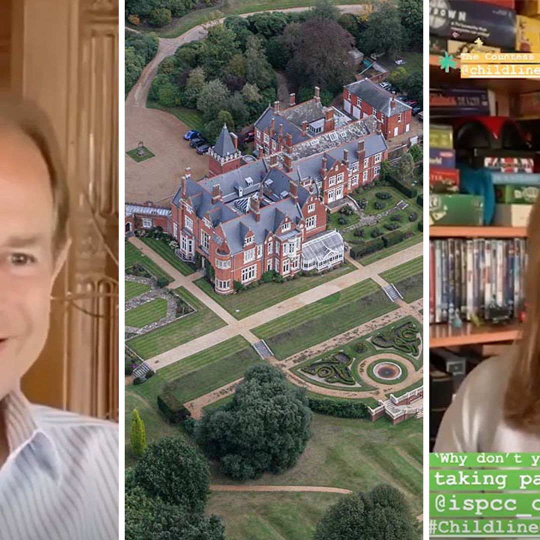 Prince Edward shares rare glimpse inside home with the Countess of Wessex