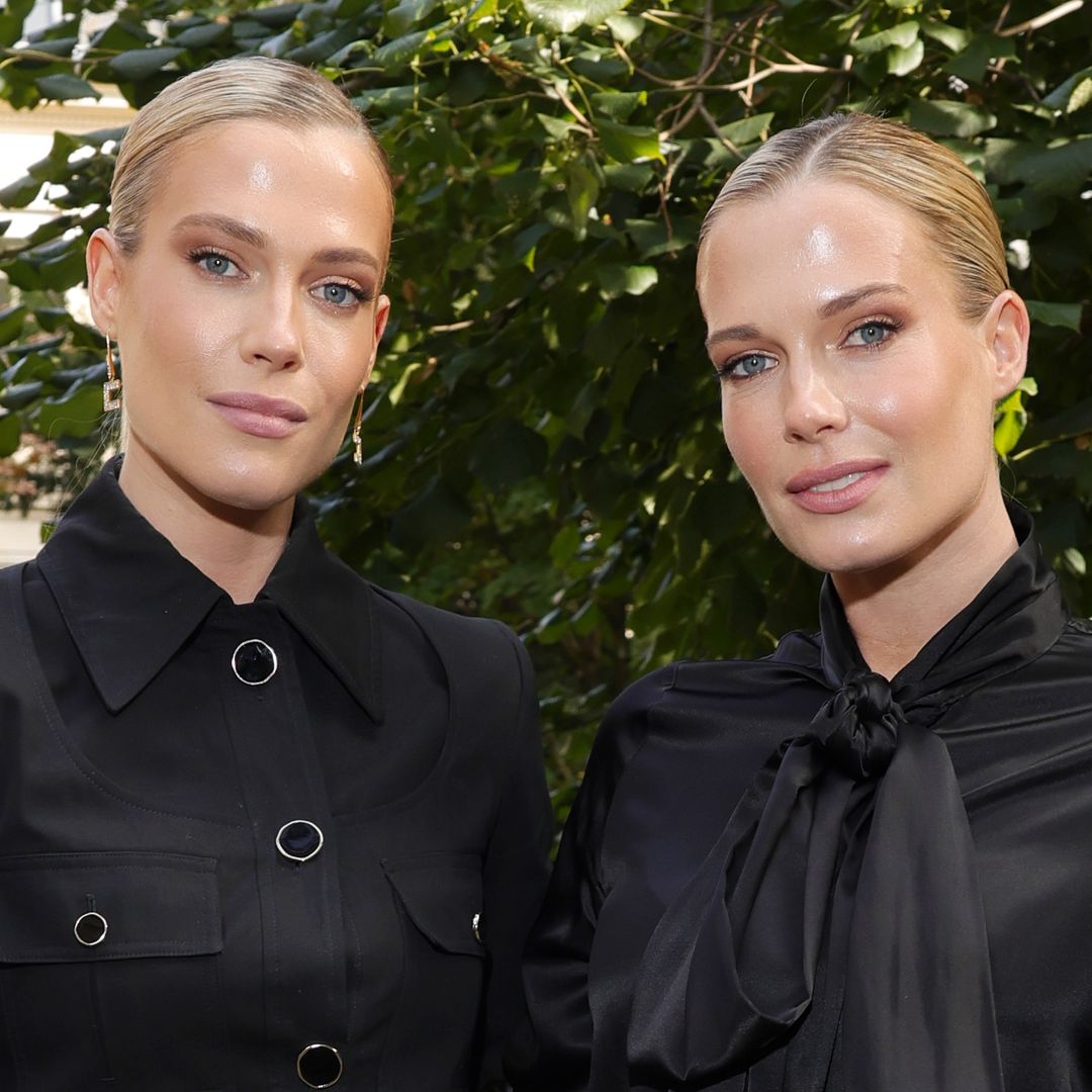 Lady Amelia Spencer dazzles with twin sister Lady Eliza in silkiest blouse