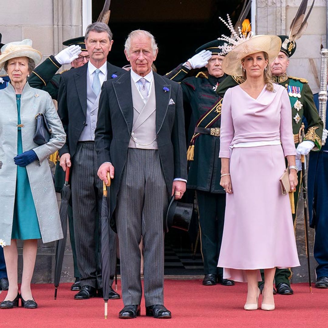 King Charles pictured with Princess Anne and Prince Edward for first time since the Queen's funeral