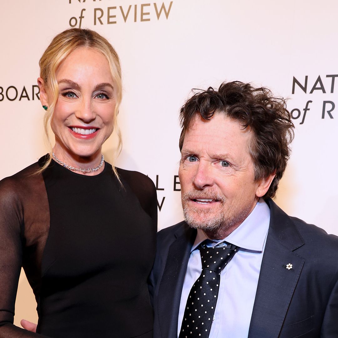 Michael J. Fox's wife, 63, steals the limelight with ultra-glam appearance in loved-up photo with husband