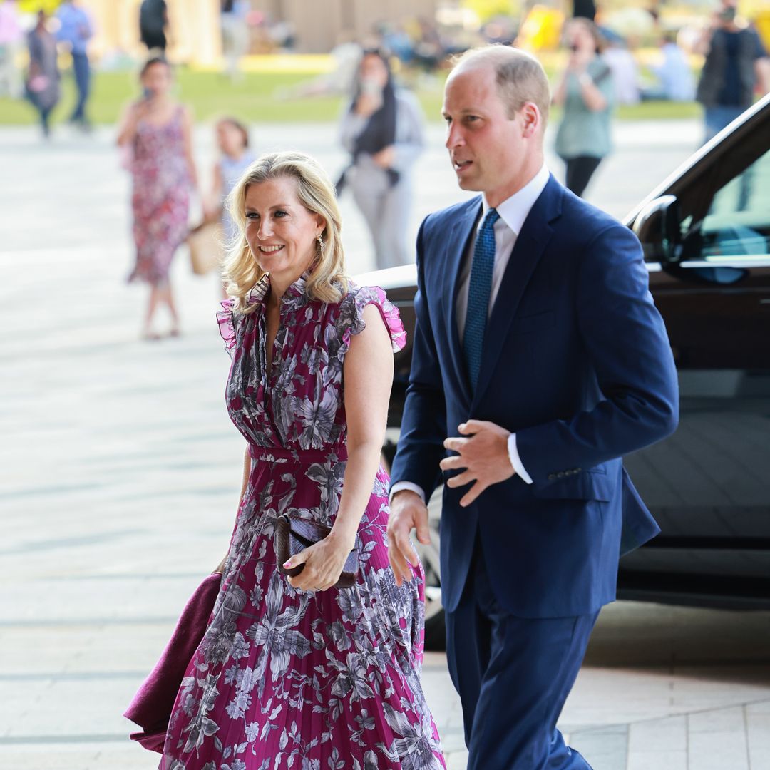 Prince William and Duchess Sophie's rare royal outing - fans react