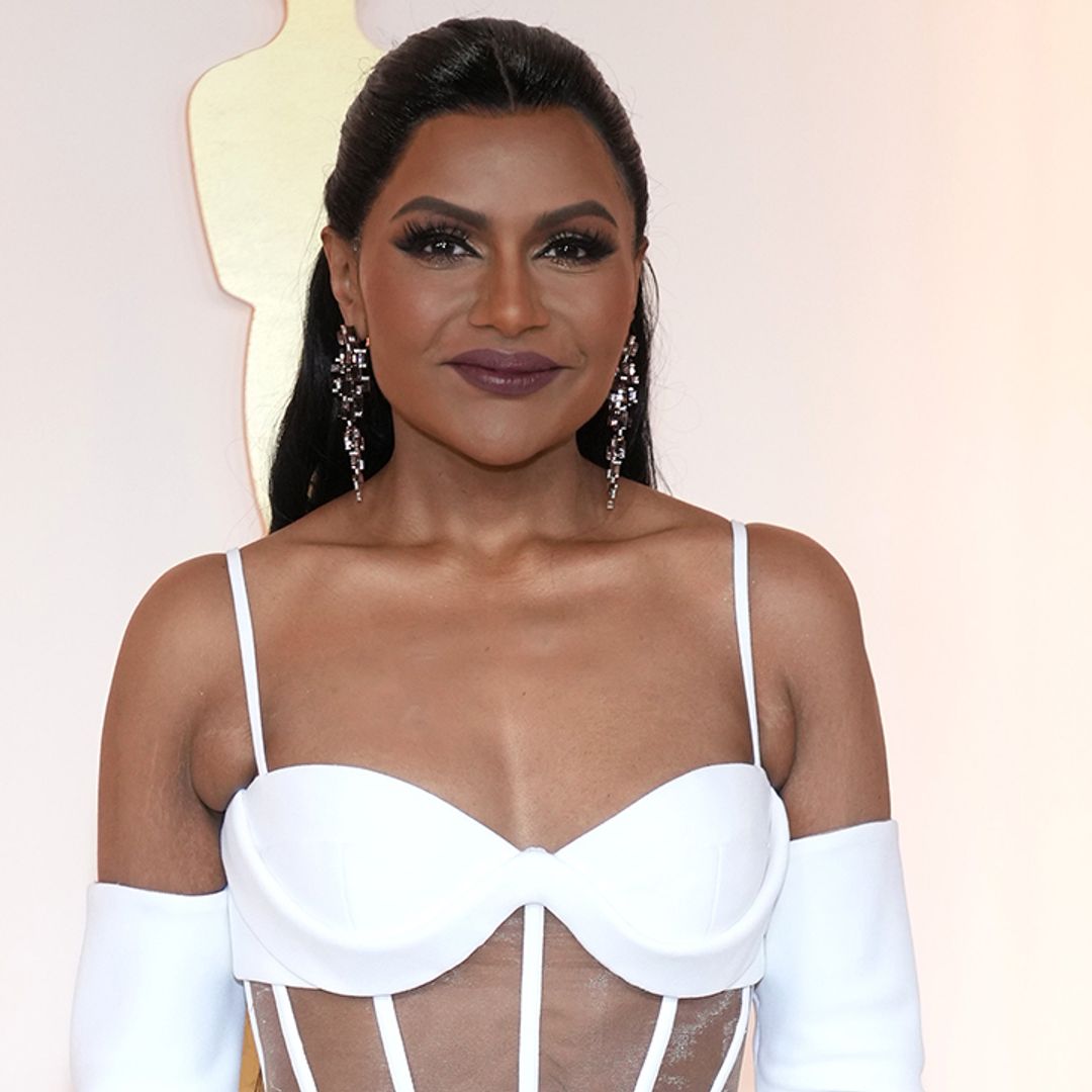 Mindy Kaling teases her upcoming wedding after dazzling in white gown