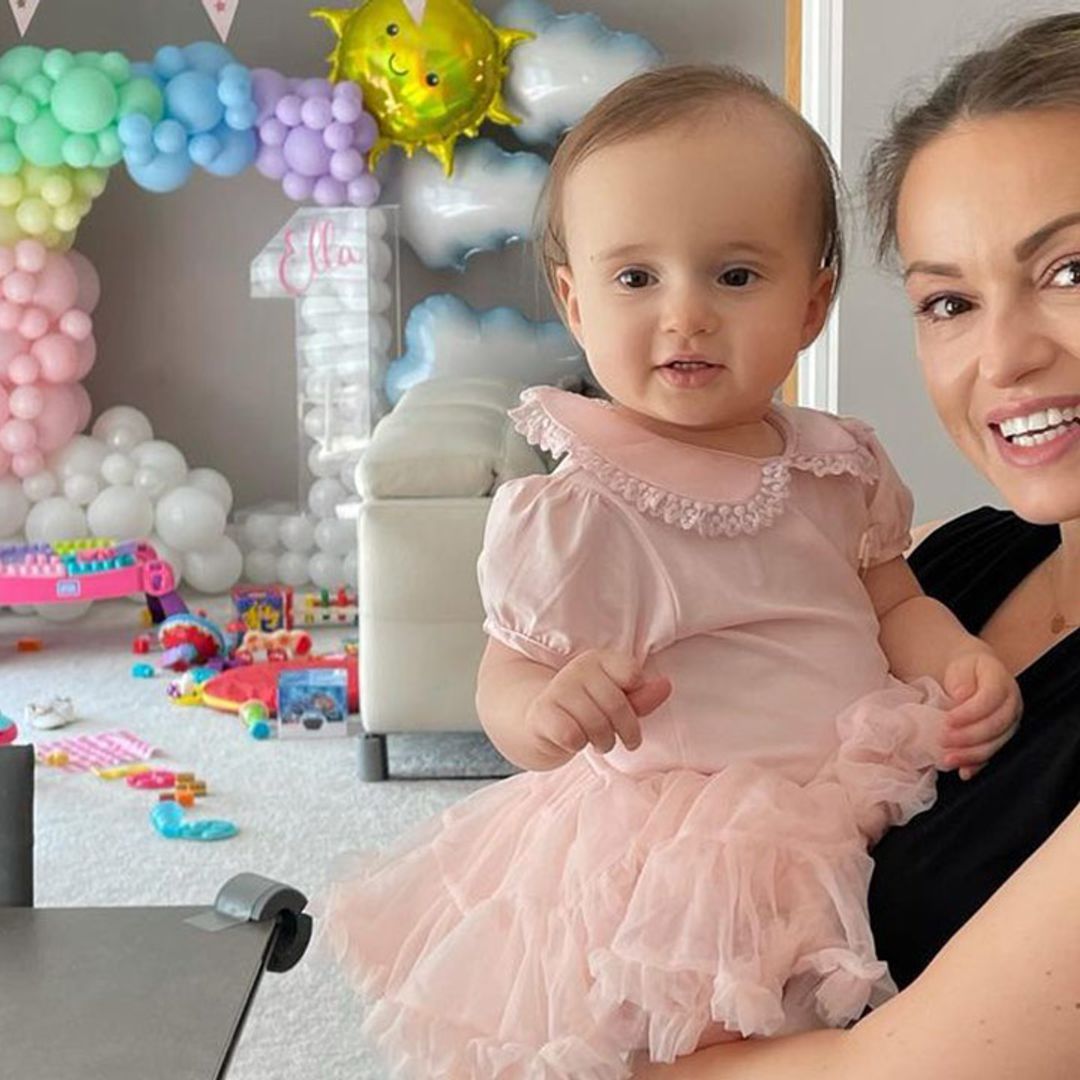 Ola Jordan shows off incredible gift she and James gave daughter Ella for her first birthday