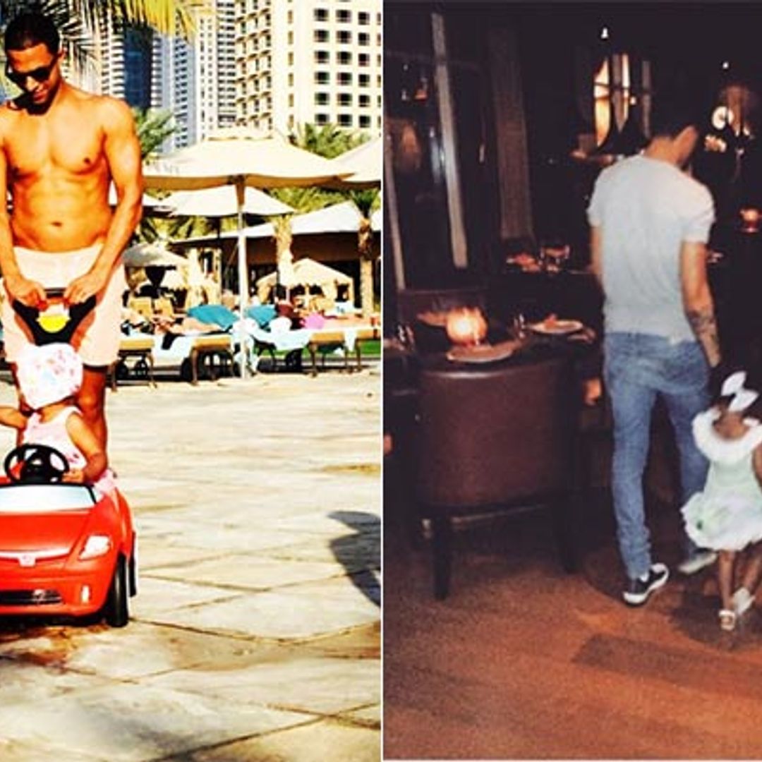 Rochelle Humes shares sweet holiday snap of husband Marvin and their daughter Alaia-Mai