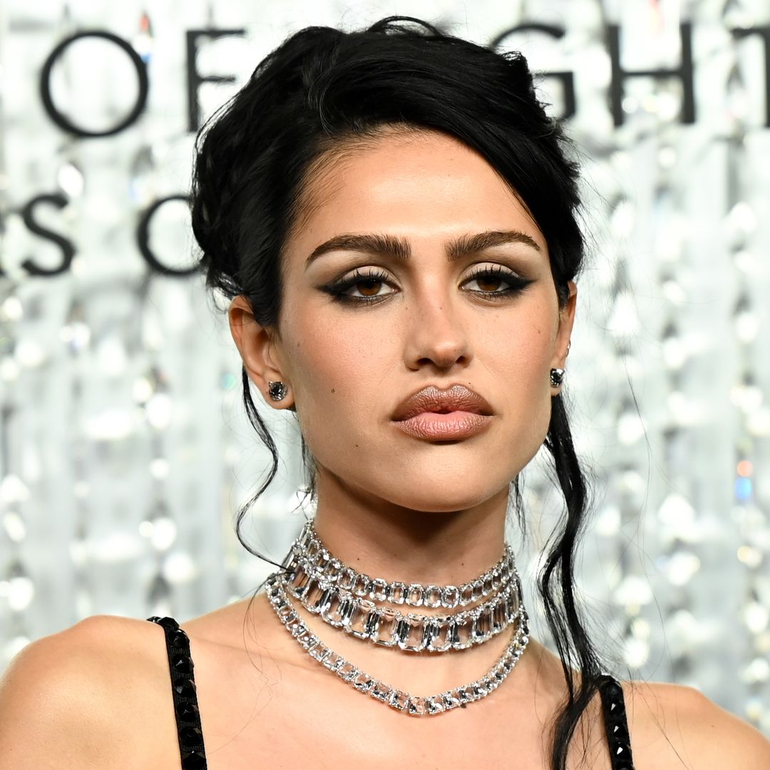 Amelia Gray's crystal-encrusted midi dress is a naked dress statement like no other