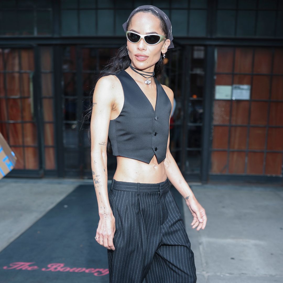Zoë Kravitz says slouchy tailoring is the sleekest transitional trend for 2025