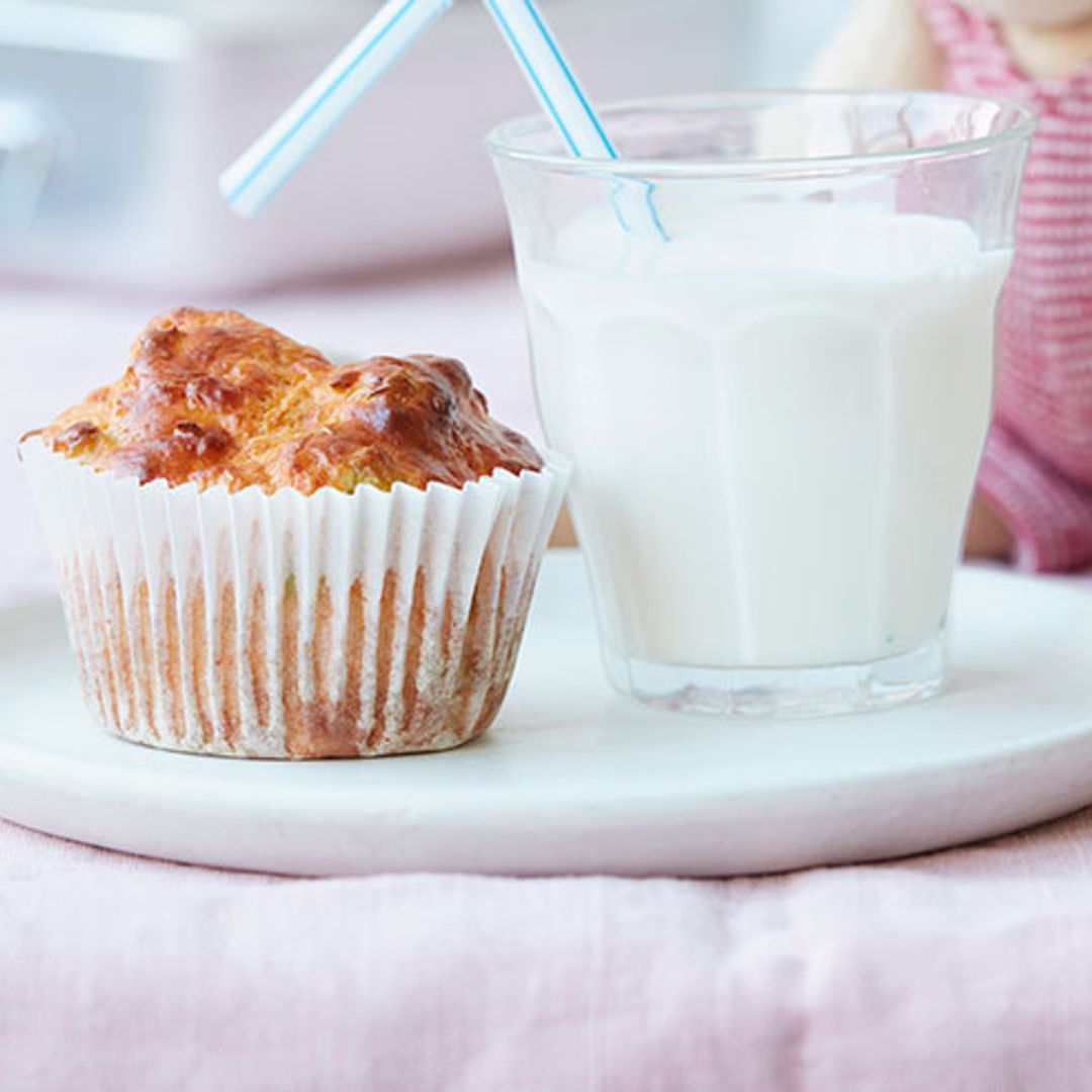 Annabel Karmel's carrot, cheese and tomato savoury muffins recipe