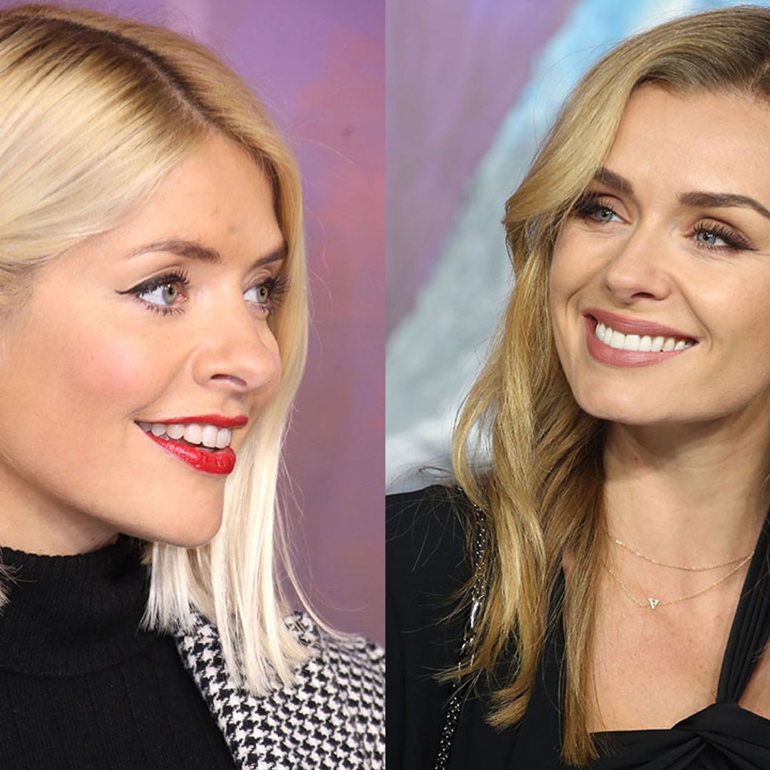 Holly Willoughby and Katherine Jenkins wear the exact same dress - wow