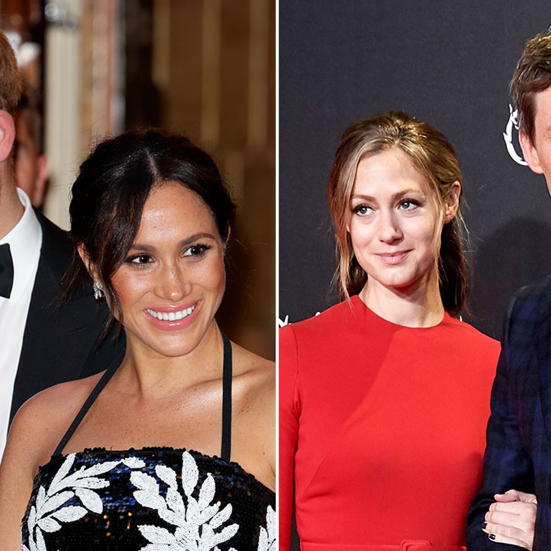 Prince Harry and Meghan Markle hung out with Eddie Redmayne at their Cotswolds home