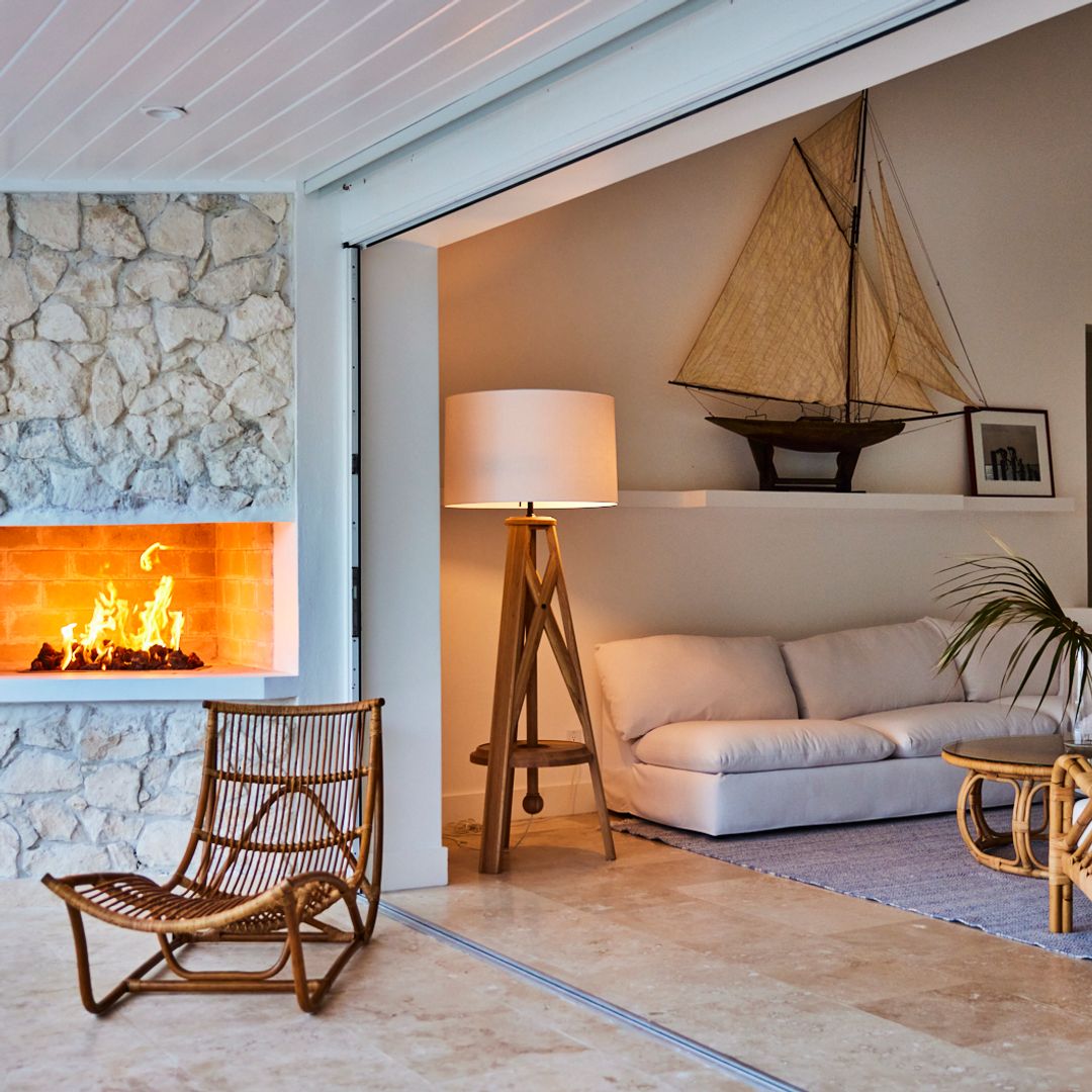 interior shot of luxury villa in bahamas