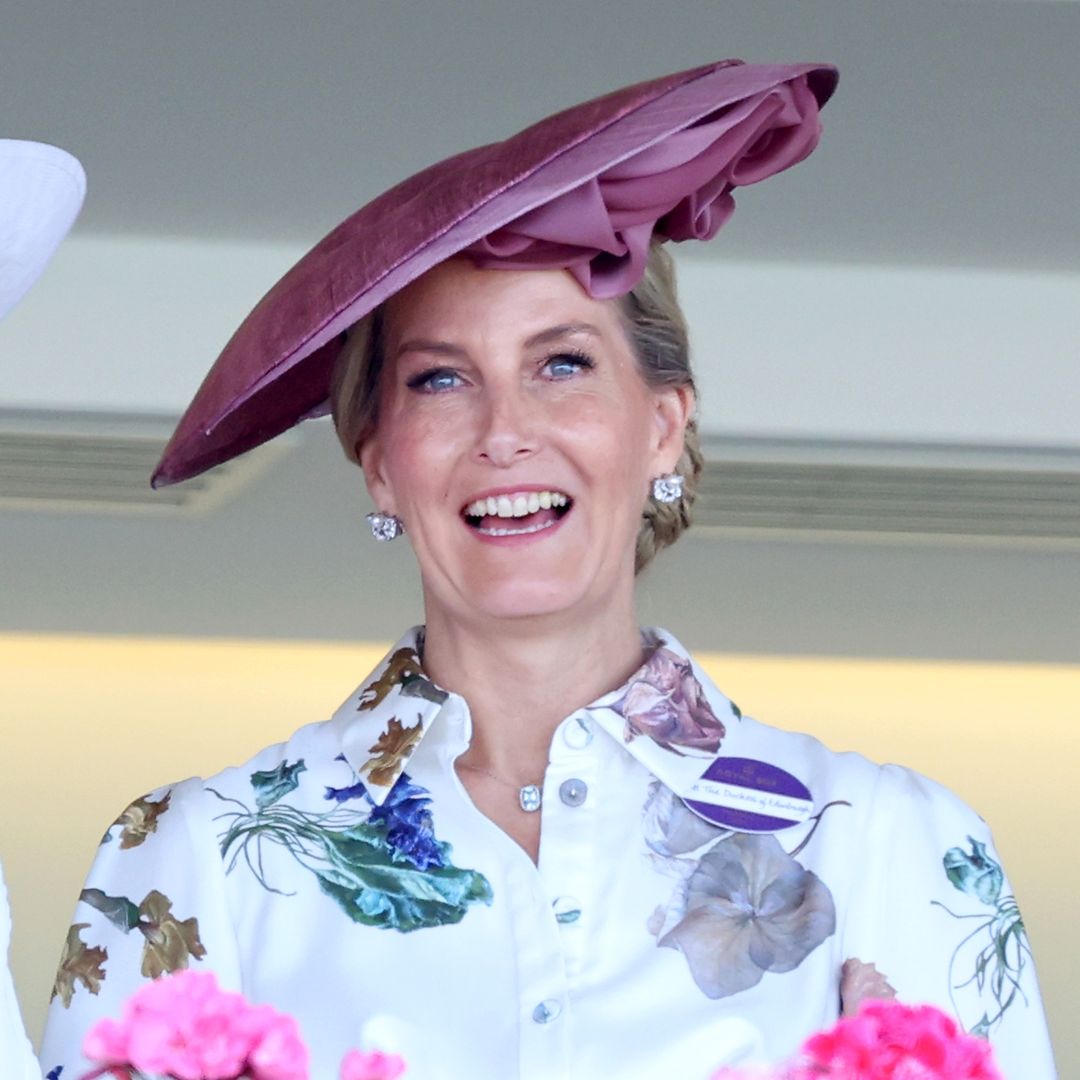Duchess Sophie steals the spotlight on day three of Royal Ascot in silk wildflower dress