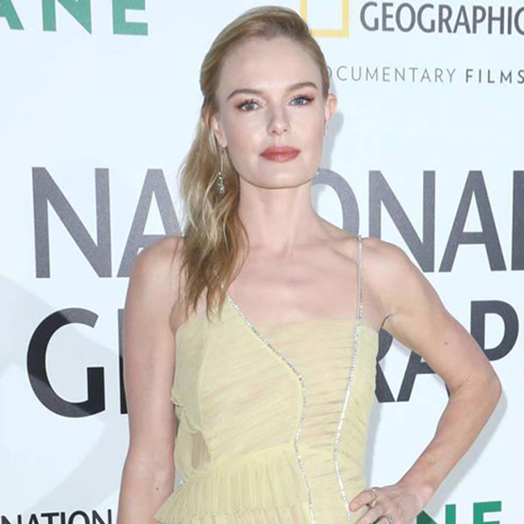 Kate Bosworth wows in lemon yellow Preen by Thornton Bregazzi dress