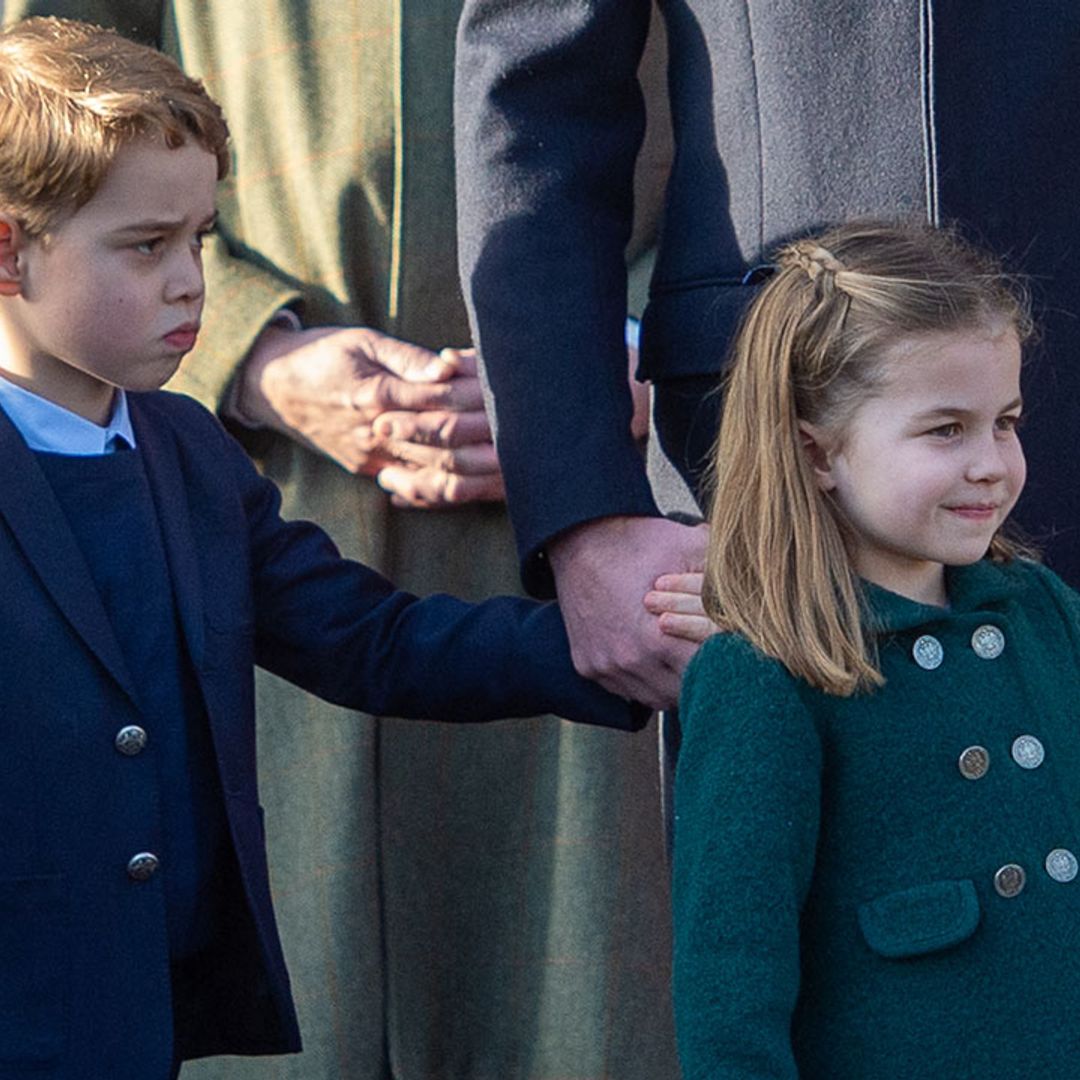 Prince George and Princess Charlotte make surprise public debut at Sandringham on Christmas Day