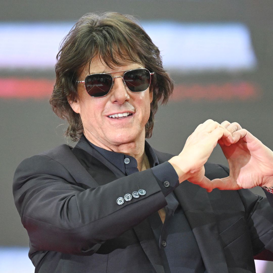 Tom Cruise poses for a photo during a red carpet event for the film "Mission: Impossible - The Final Reckoning" in Seoul