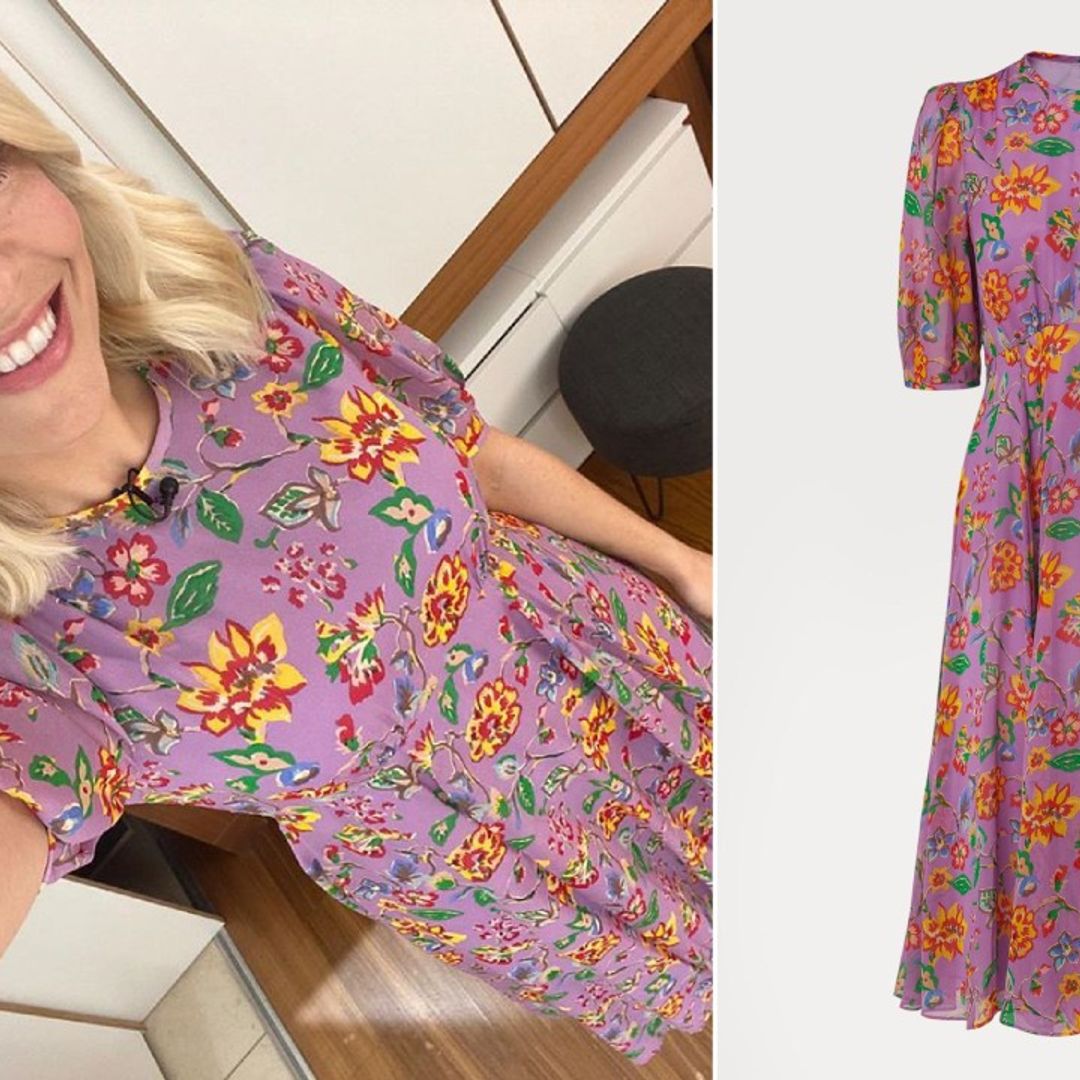 Holly Willoughby's stunning floral dress is currently half price in the sale