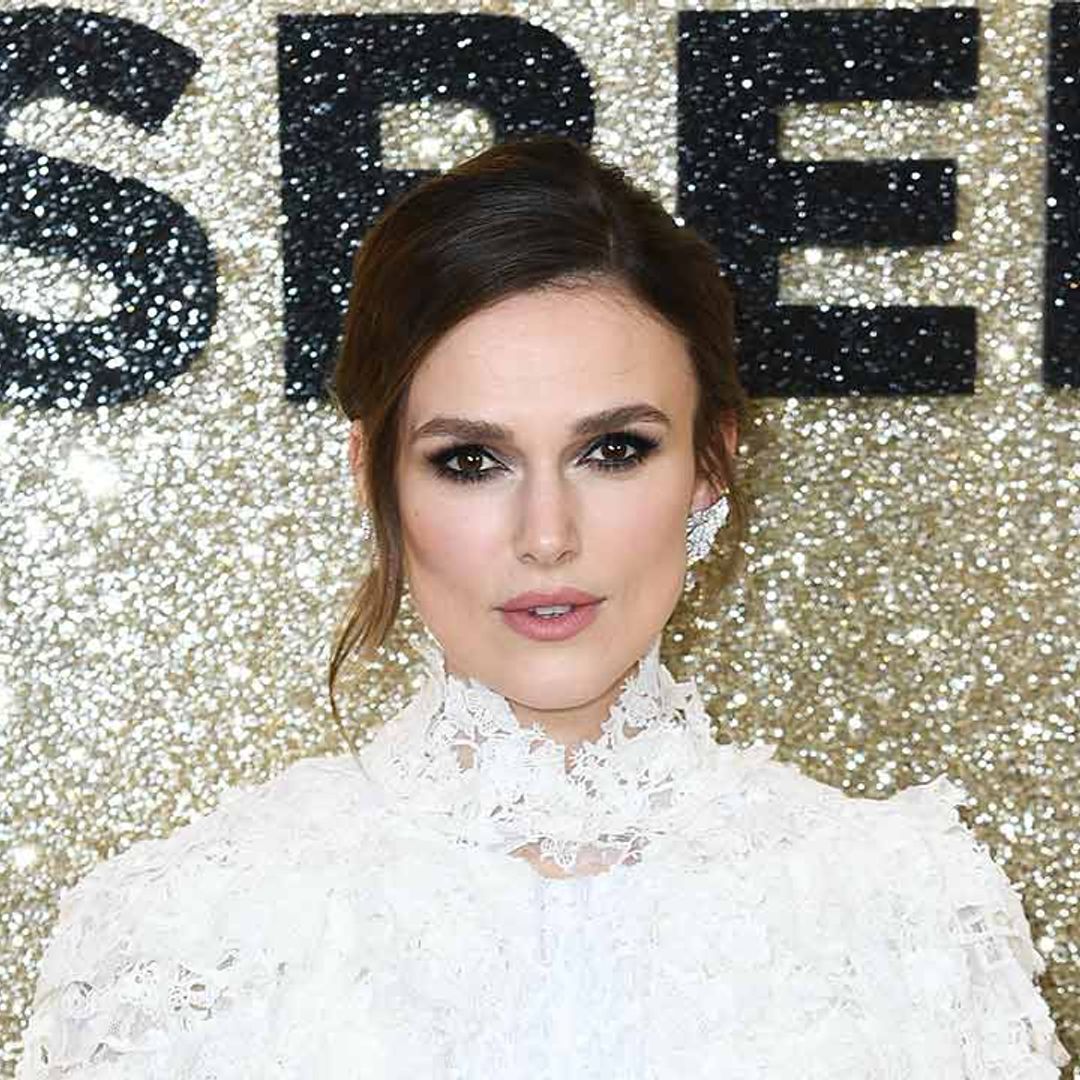 Keira Knightley stuns in lace Chanel dress at the premiere of her new film