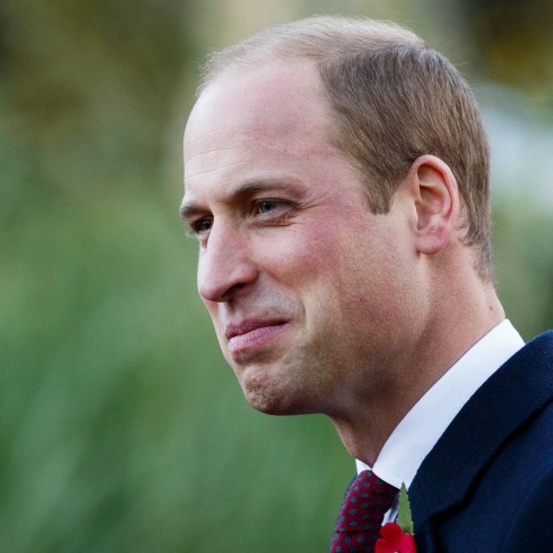 Prince William plants poppies at Remembrance event