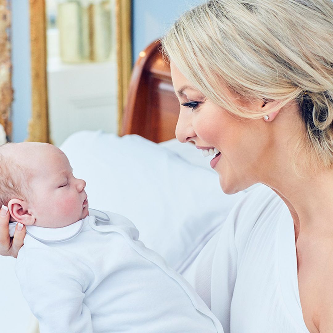 Exclusive: Strictly's Natalie Lowe and James Knibbs introduce their newborn son