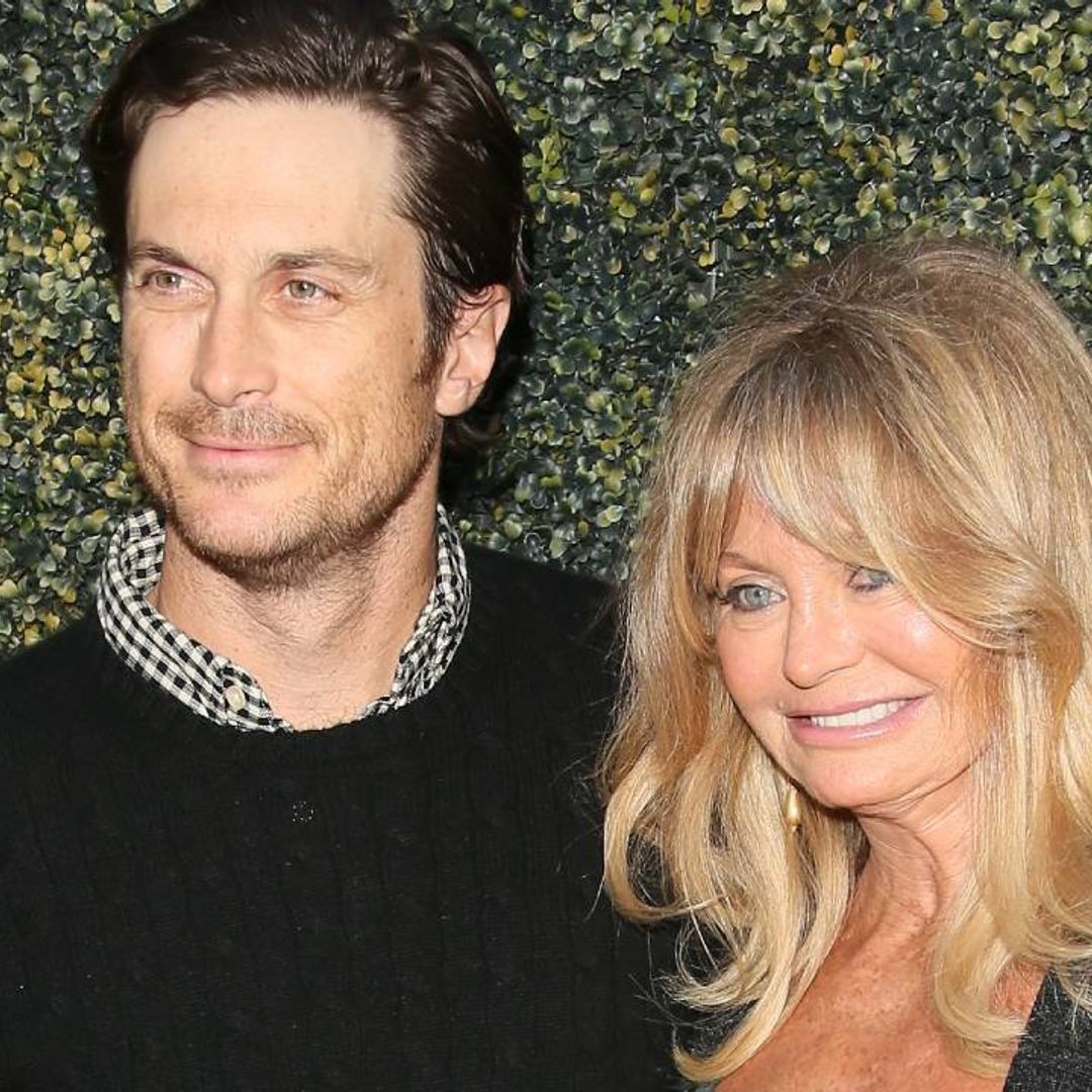 Goldie Hawn reacts with surprise to Oliver Hudson 'crying' in new video about his family
