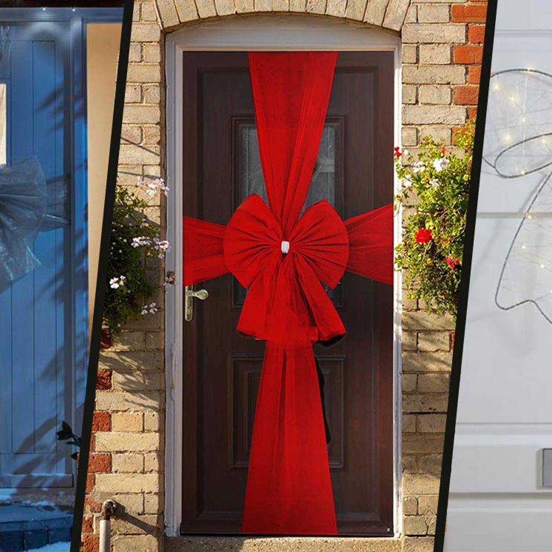 Christmas door bows are trending this year - 5 of our favourites 